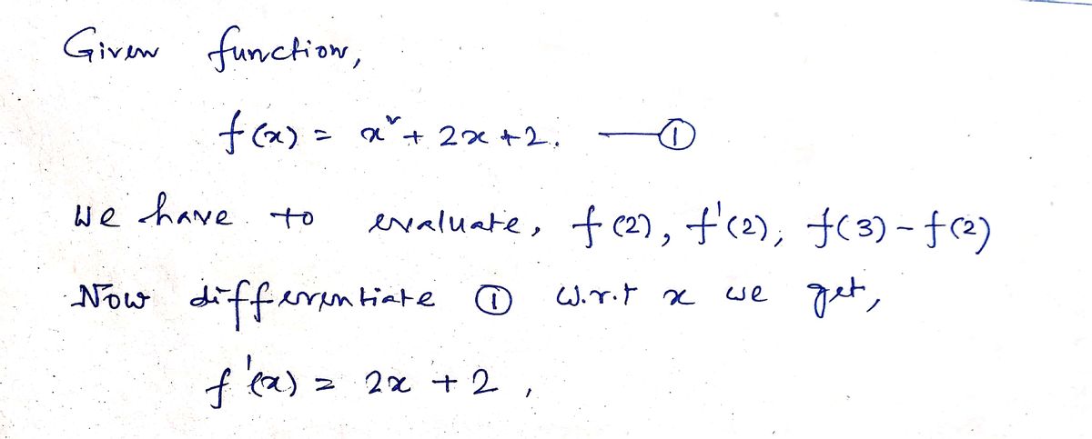 Calculus homework question answer, step 1, image 1